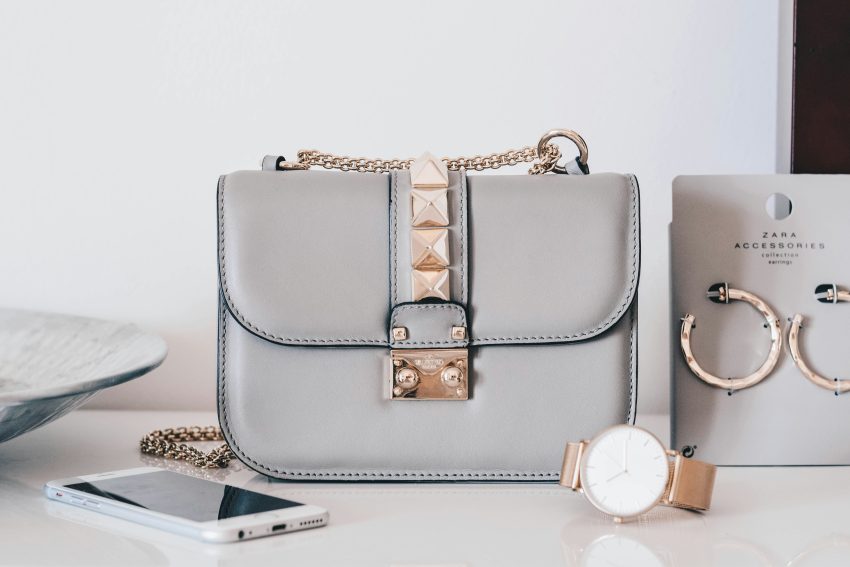 Displaying classic designer bags and items.